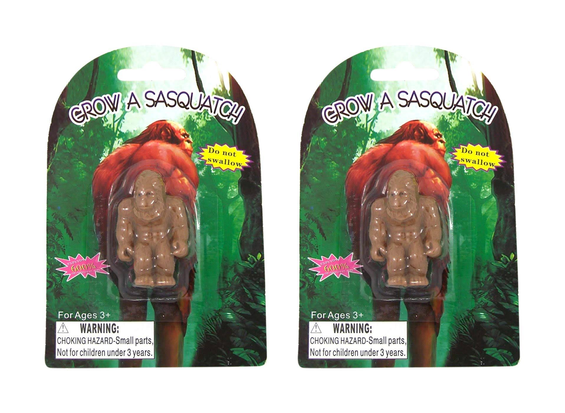 Barry Owen Co. Assorted Color Grow A Sasquatch Growing Water Toy, Set of 2, 2 inch