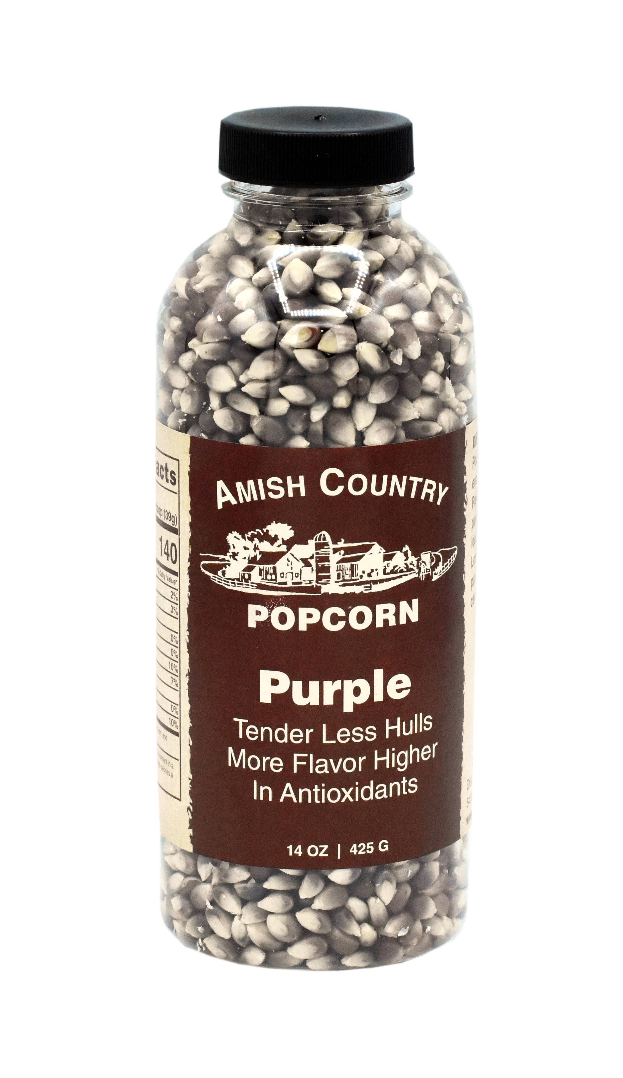 Amish Country Purple Popcorn Bottle, 14 oz