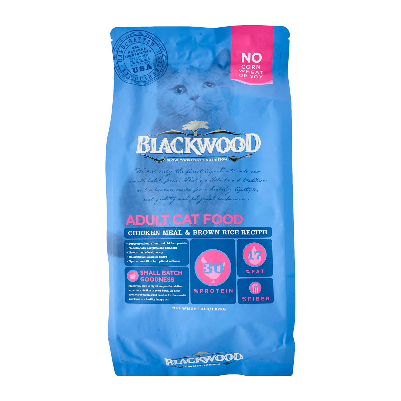 Blackwood Chicken Meal & Rice Recipe Adult Dry Cat Food, 4-lb Bag