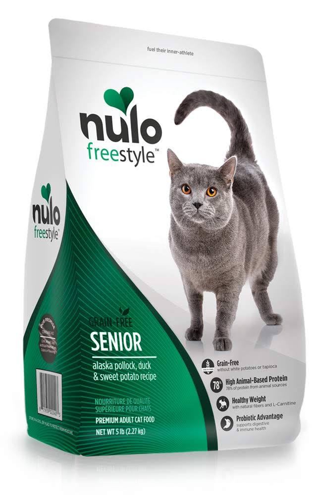 Nulo Senior Freestyle Dry Cat Food: All Natural Ingredient Diet For Digestive & Immune Health - Allergy Sensitive Non GMO