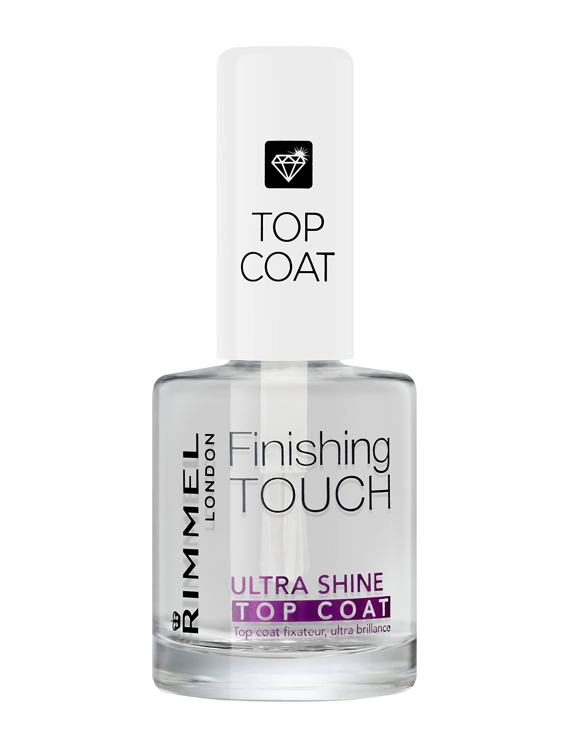 Rimmel London Finishing Touch Ultra Shine Top Coat Nail Polish - Clear, 12ml