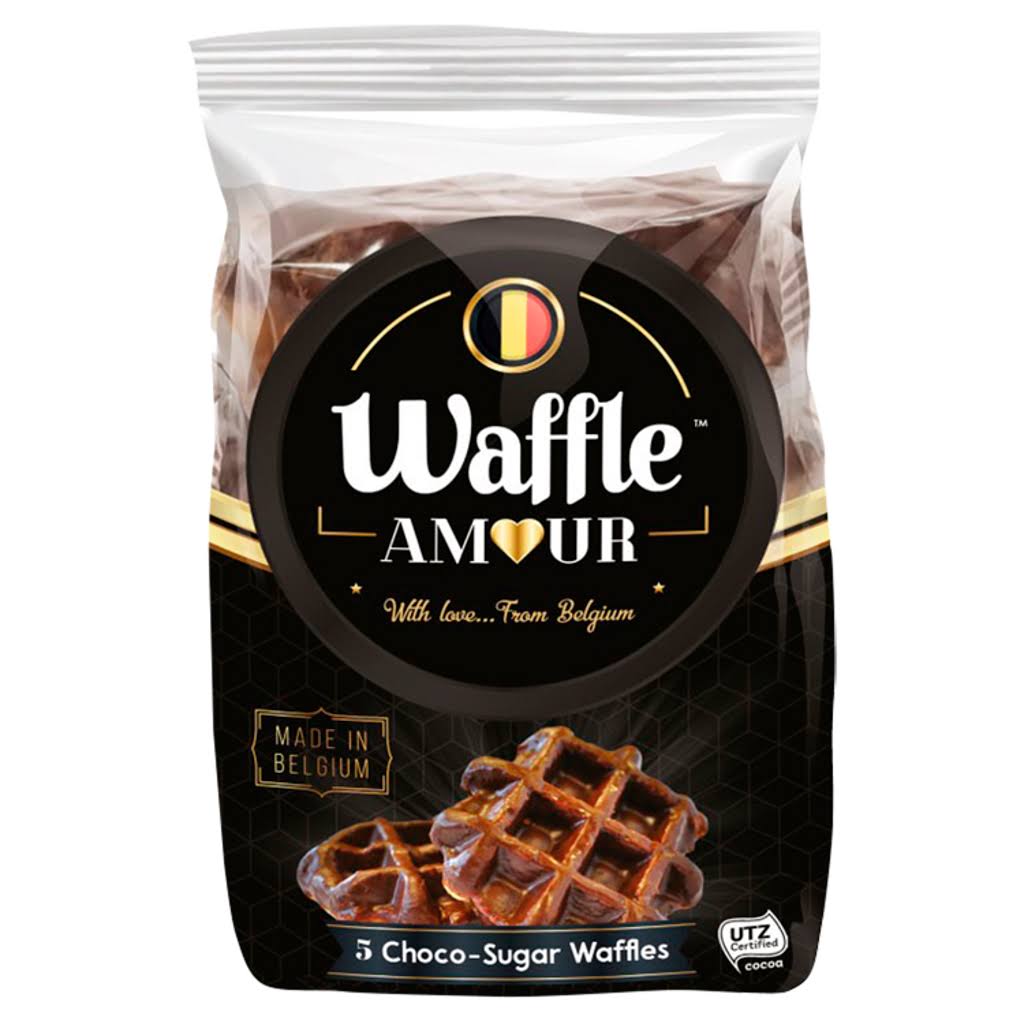 Waffle Amour Choco-Sugar Waffles X5
