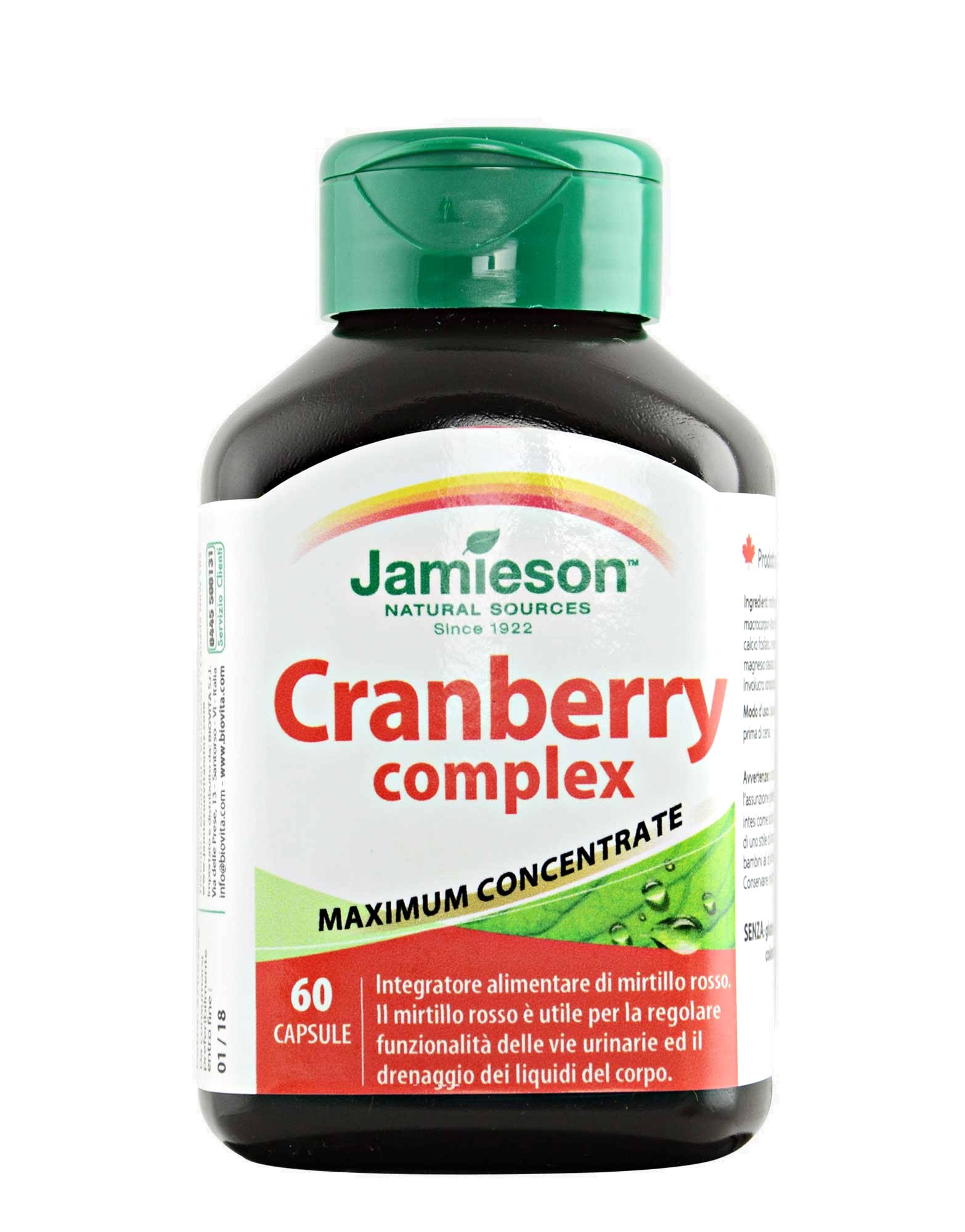 Jamieson Maximum Concentrate Cranberry Complex Dietary Supplement - 60ct