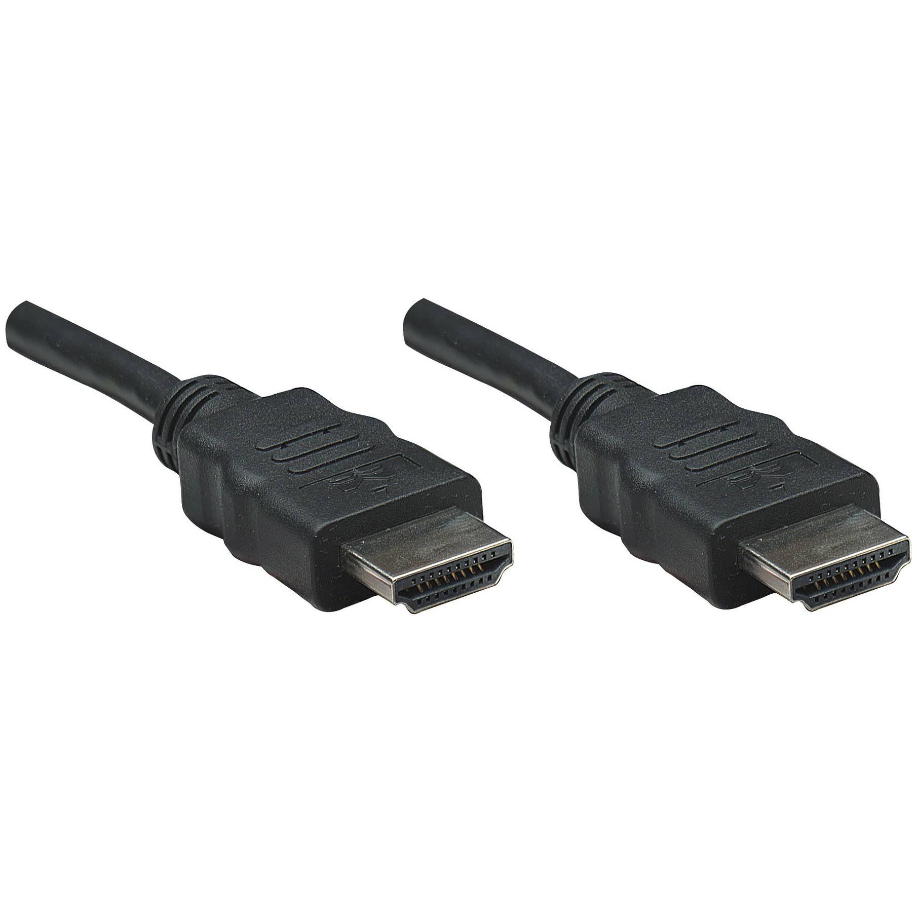 Manhattan High Speed HDMI Cable - Male/Male, Black, 5m