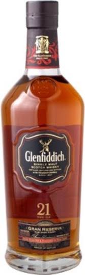 Glenfiddich Gran Reserva Caribbean Rum Cask 21 Year Old Single Malt Scotch Whisky 750ml Bottle