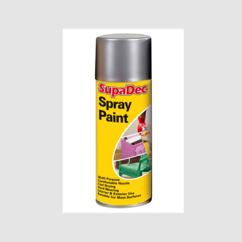 SupaDec Spray Paint - Grey, 400ml