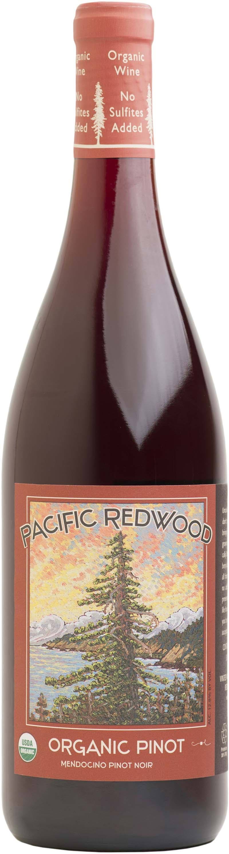 Pacific Redwood Organic Pinot Noir, Mendocino (Vintage Varies) - 750 ml bottle