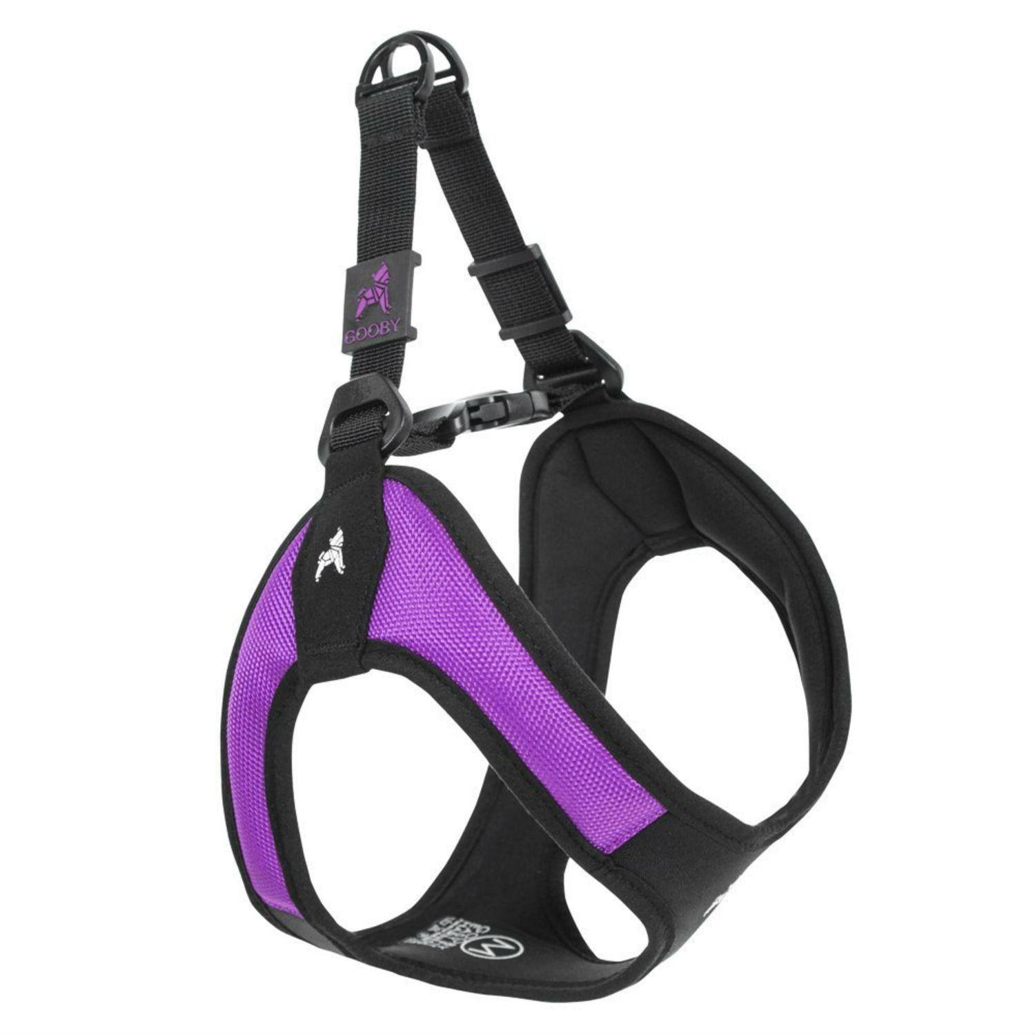 Gooby Escape Proof Easy Fit Dog Harness - Purple - Small