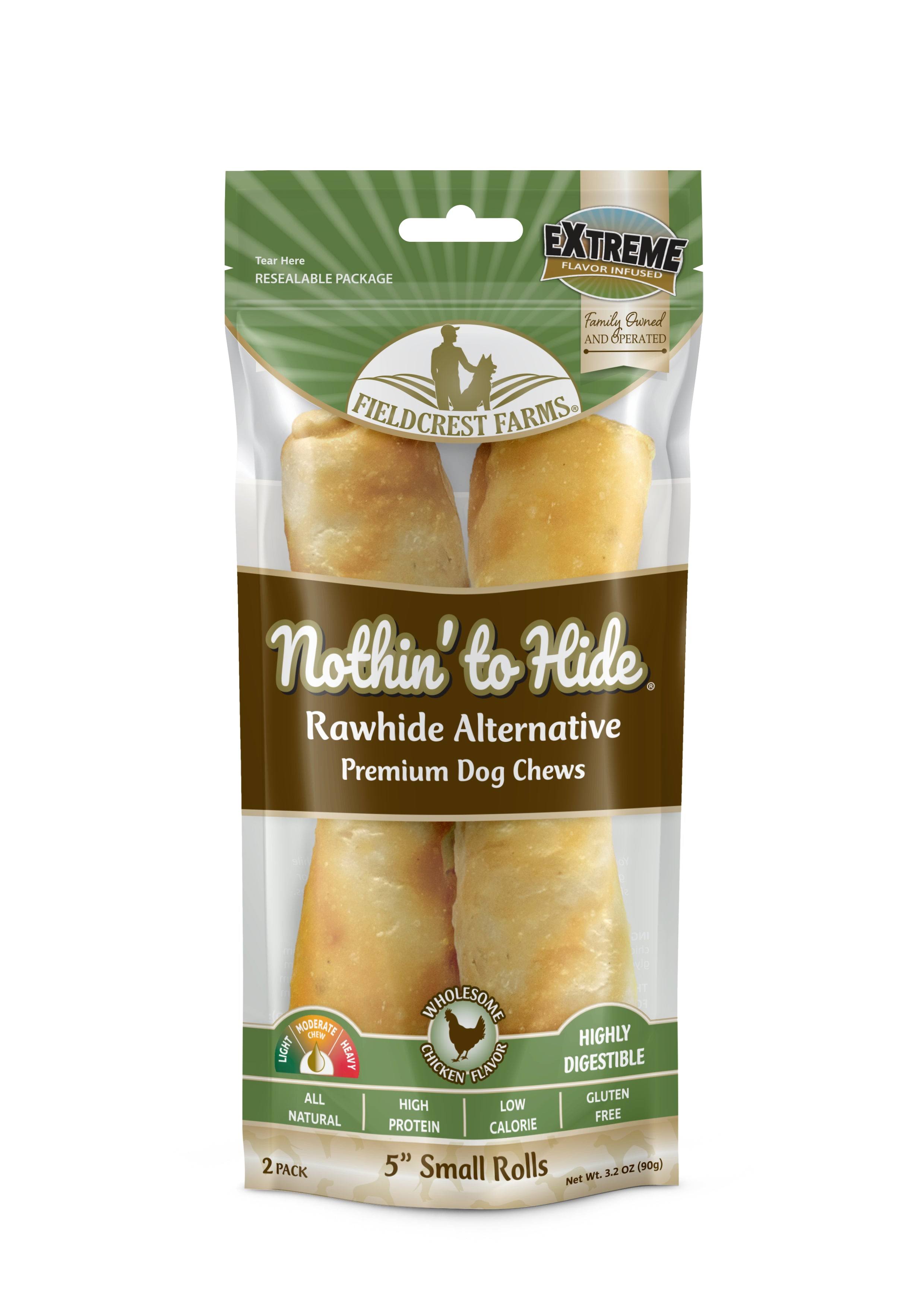 Nothin To Hide Rawhide Alternative Dog Chews - Small Roll, 220g