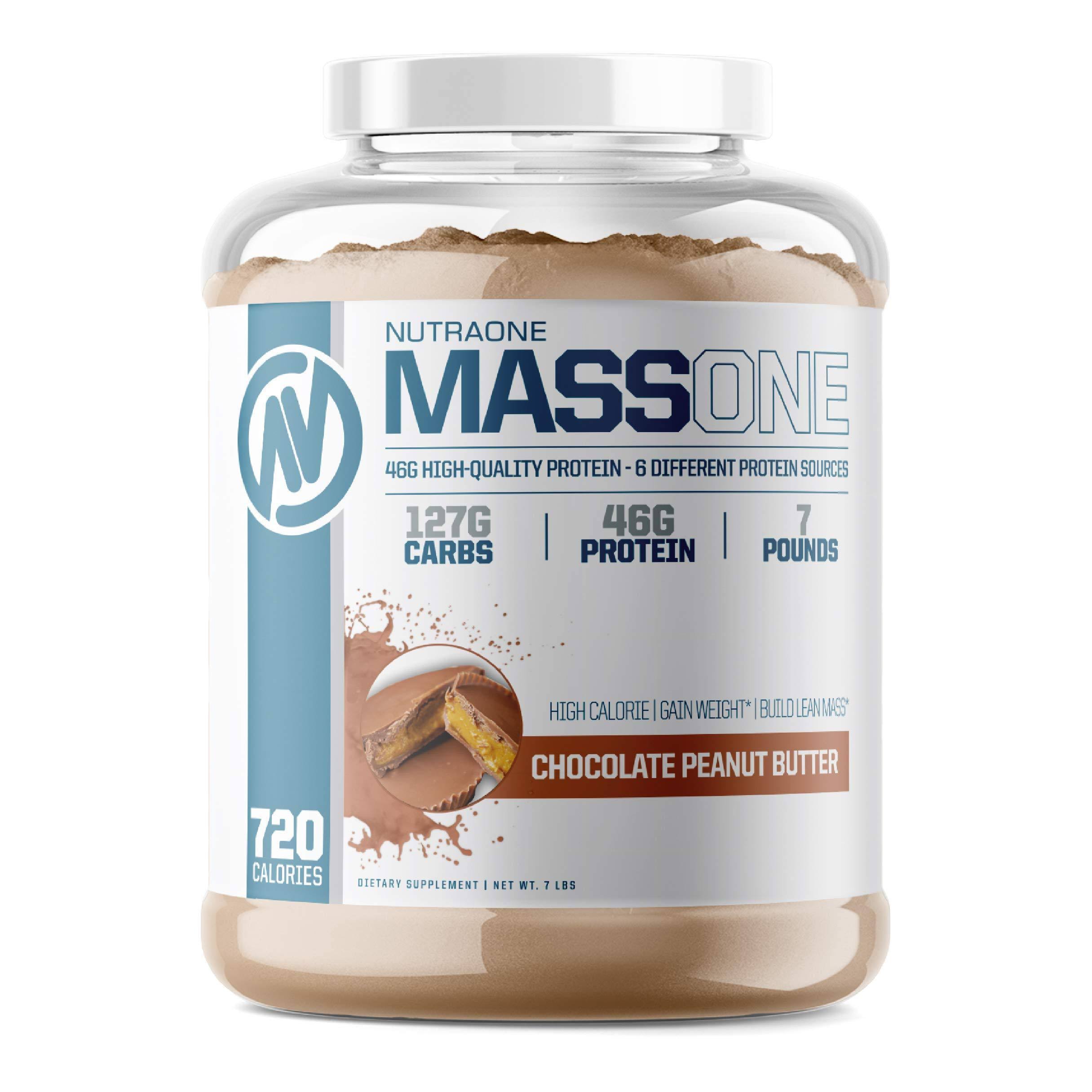 Massone Mass Gainer Protein Powder by NutraOne - Gain Weight protein Meal