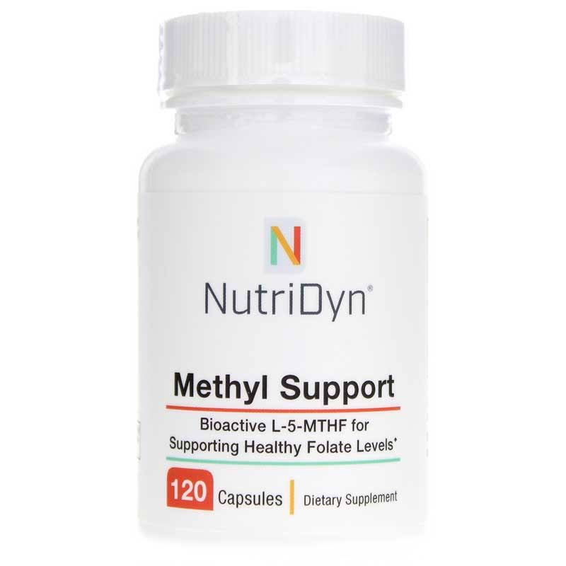 Methyl Support L-5-MTHF, 120 Capsules, NutriDyn
