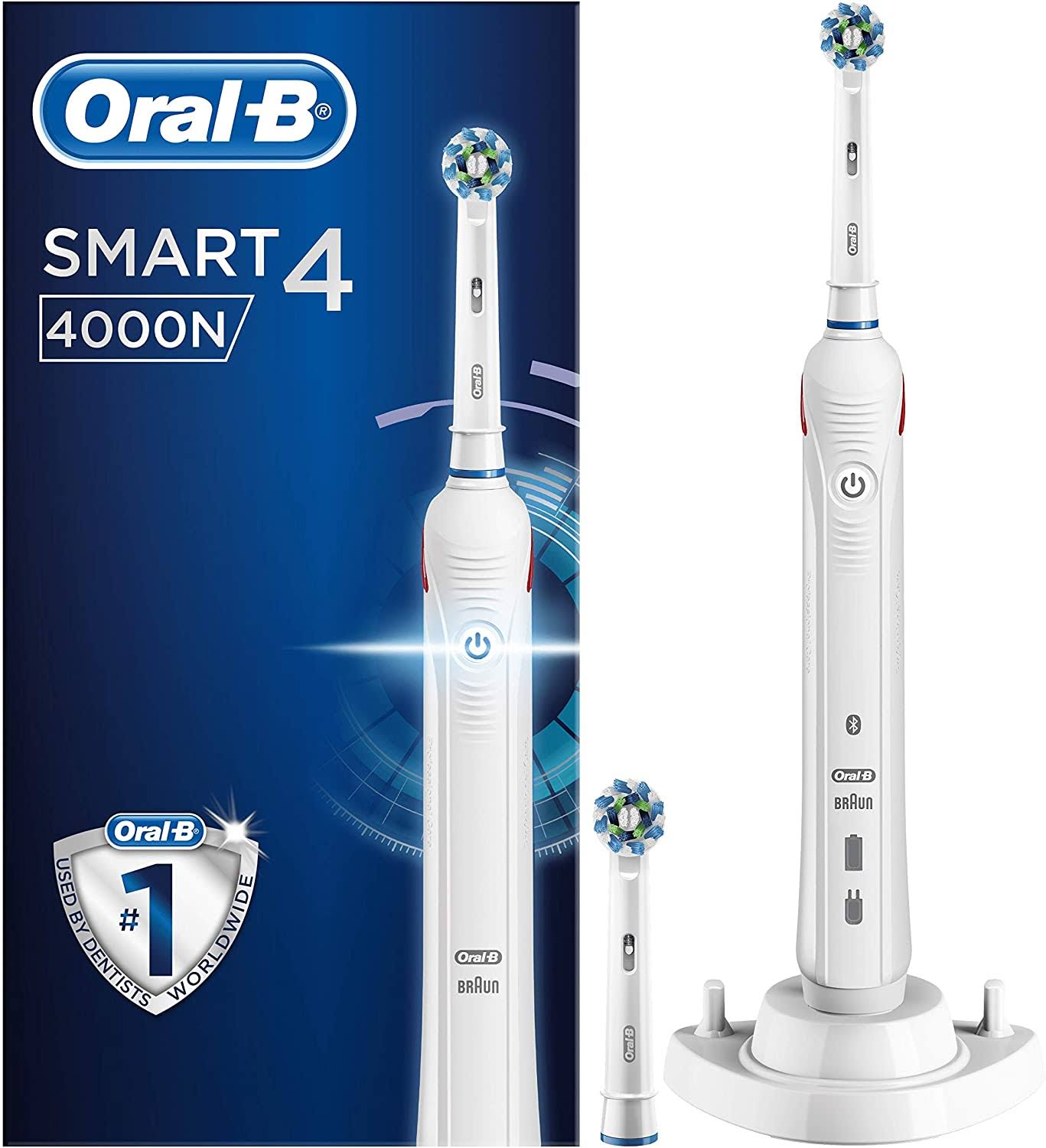 Oral-B Smart 4 4000n CrossAction Electric Toothbrush Rechargeable