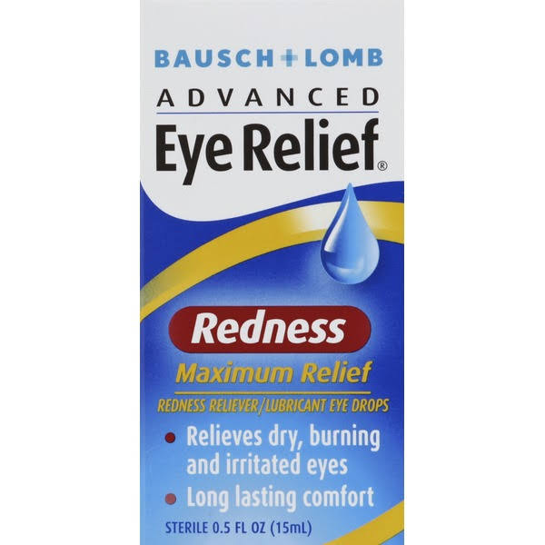 Bausch + Lomb Advanced Eye Relief Maximum Redness Reliever/Lubricant Eye Drops