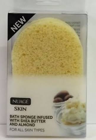 Nuage Skin Bath Sponge Infused with Shea Butter and almond