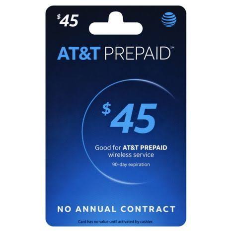 AT&T Prepaid Wireless Card,
