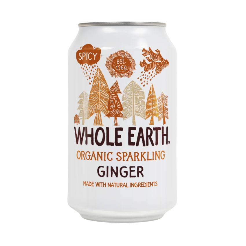 Whole Earth - Organic Sparkling Ginger 330ml