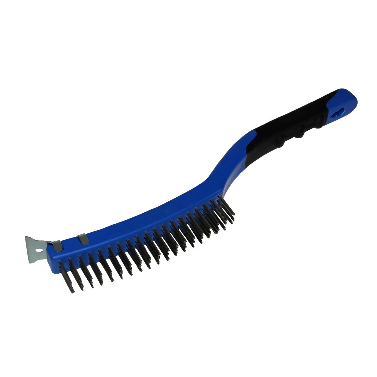 Grip 27202 Stainless Steel Wire Brush with Scraper