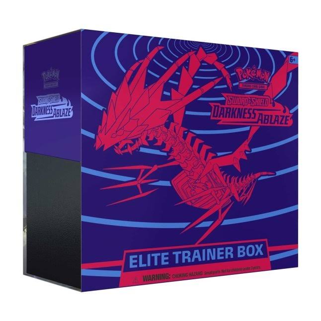 Pokemon TCG Sword and Shield Darkness Ablaze Elite Trainer Box