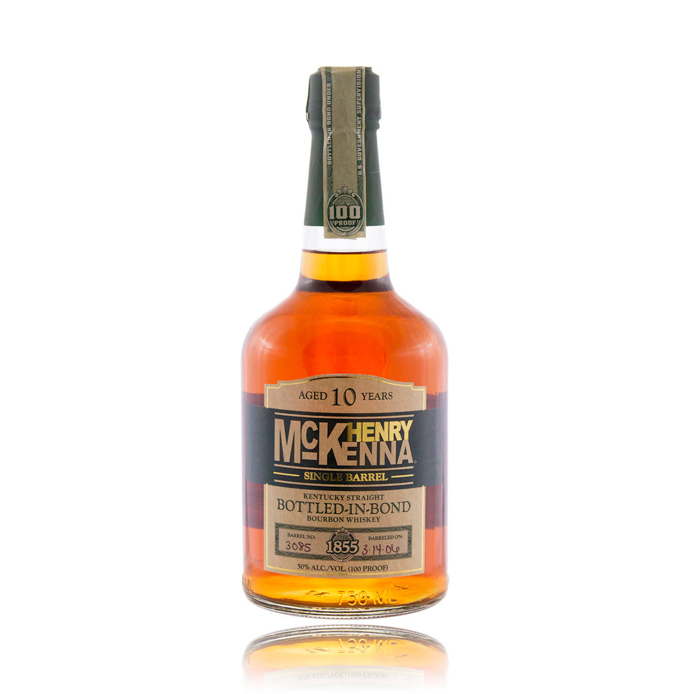 Henry McKenna Kentucky Bourbon Whiskey - 10 Years