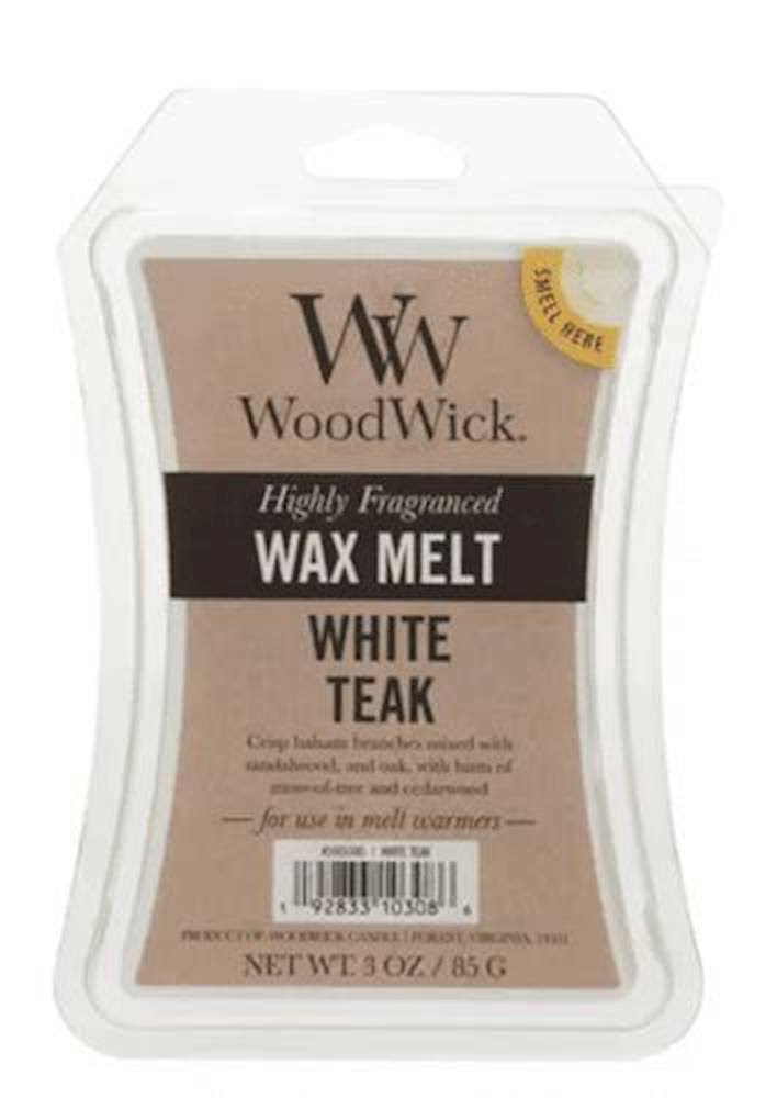 Woodwick 3 oz Wax Melt - White Teak
