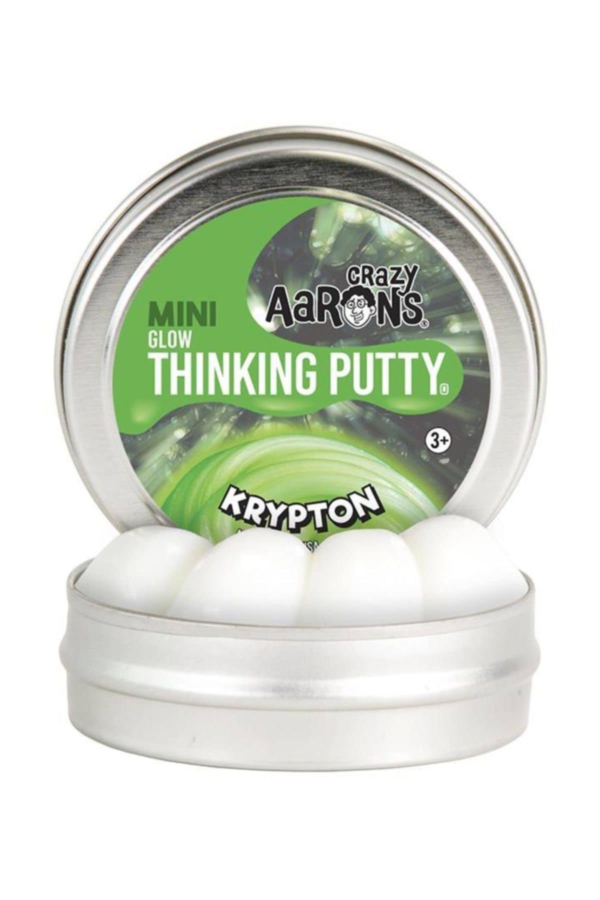 Crazy Aaron's Krypton Glow in the Dark Thinking Putty Mini Tin