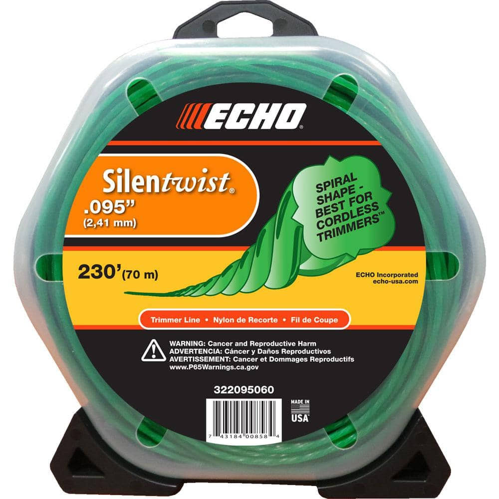 Echo .095 inch 1 LB; Silentwist Trimmer Line