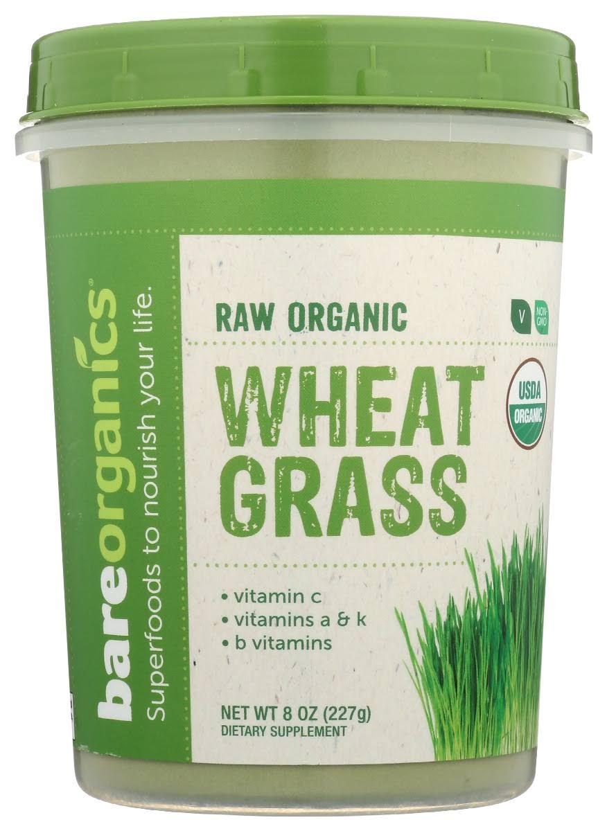 Bareorganics Raw Organic Wheatgrass | 8 oz Powder