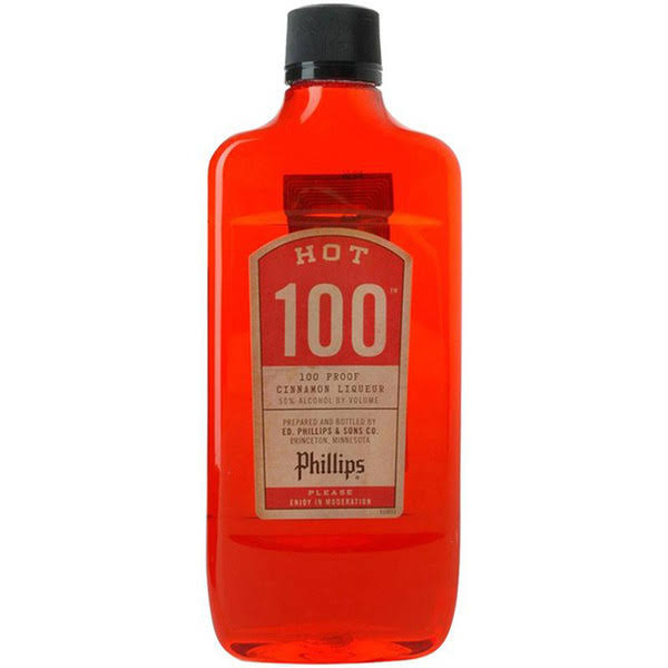 Phillips Hot 100 Proof Cinnamon Schnapps - 375 ml
