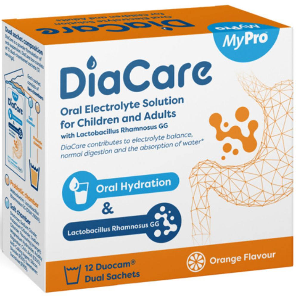 Diacare Hydration and Probiotic Sachets 12 un.