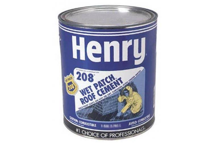Henry Wet Patch Roof Leak Repair Cement - Black, 946ml