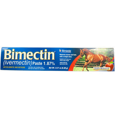 Bimectin Ivermectin 1.87% Single Dose Paste Wormer - Apple Flavor
