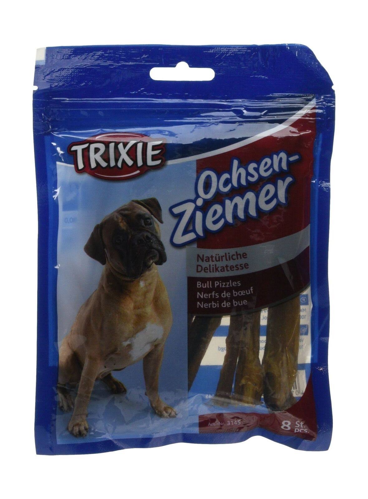 Trixie Bull Pizzles Dog Treats - 8 Sticks