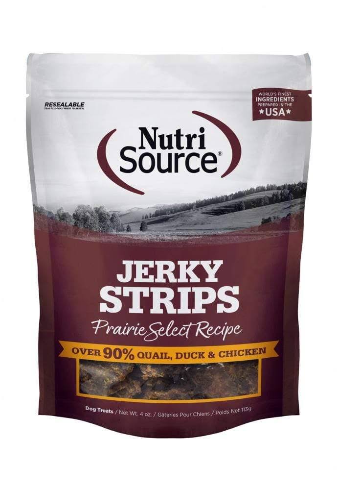 NutriSource Dog Treats Jerky (4 oz) (Prairie Select)