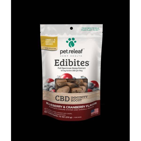 Pet Releaf Daily Releaf Small Breed Edibites – Blueberry Cranberry