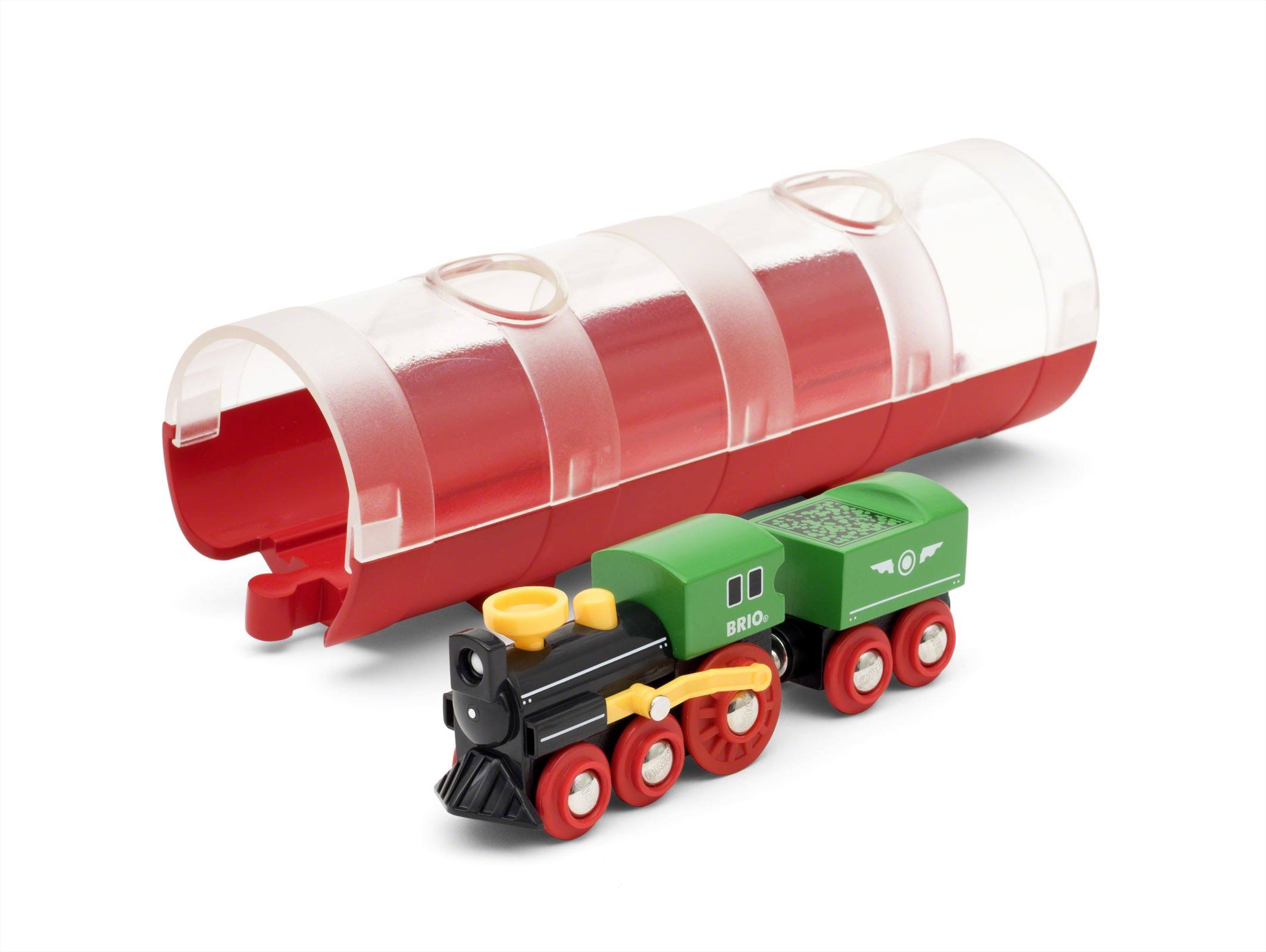 Brio 33892 Tunnel & Steam Wooden Train Set