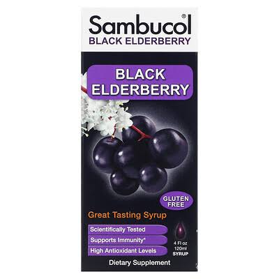 Sambucol Original Black Elderberry Extract Liquid Syrup Dietary Supplement - 4oz