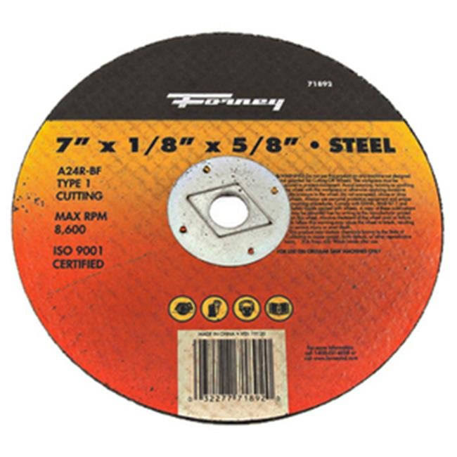 Forney Industries Metal Cut Off Wheel - 7"
