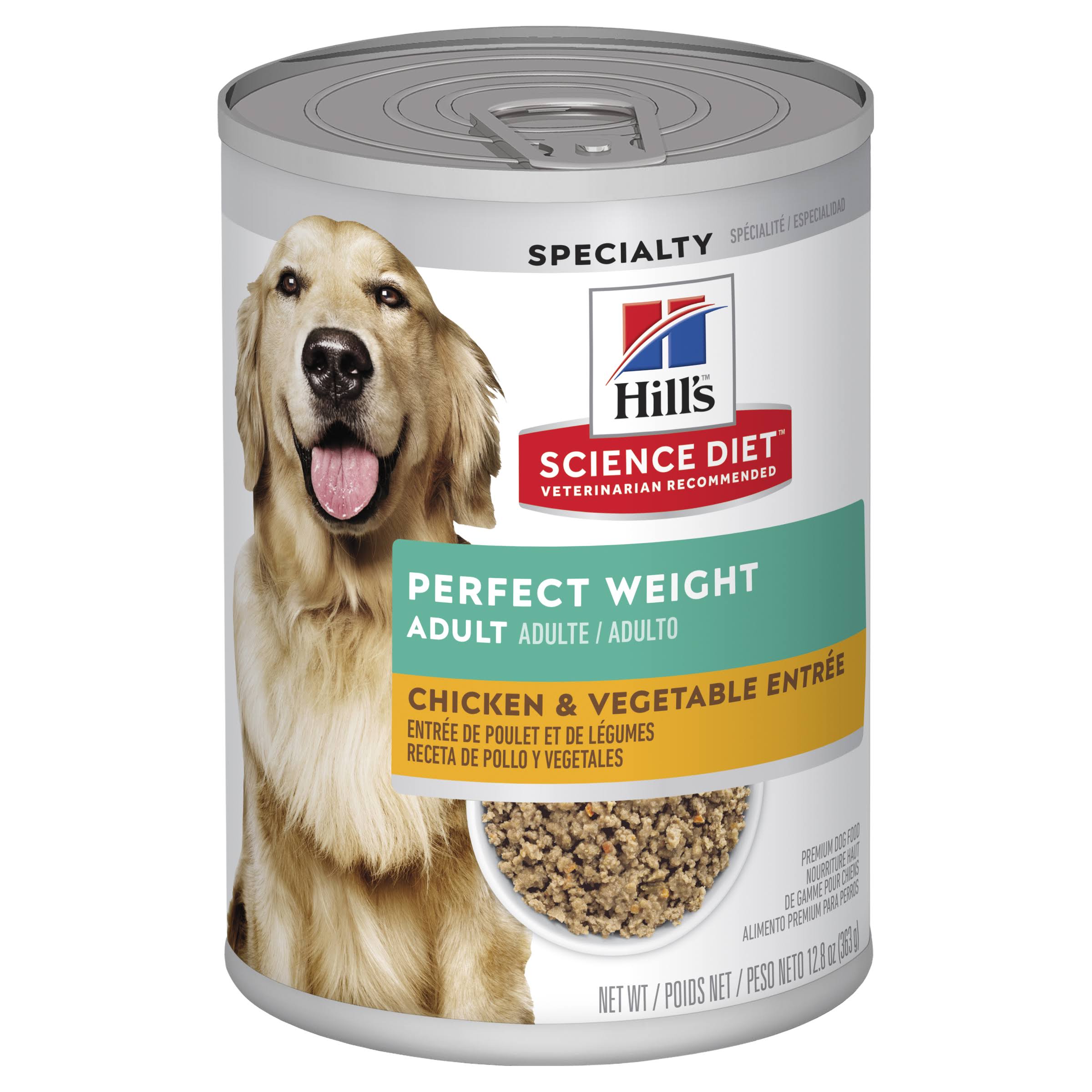 Hill's Science Diet Perfect Weight Dog Food - Adult, Chicken & Vegetable Stew, 12.8oz