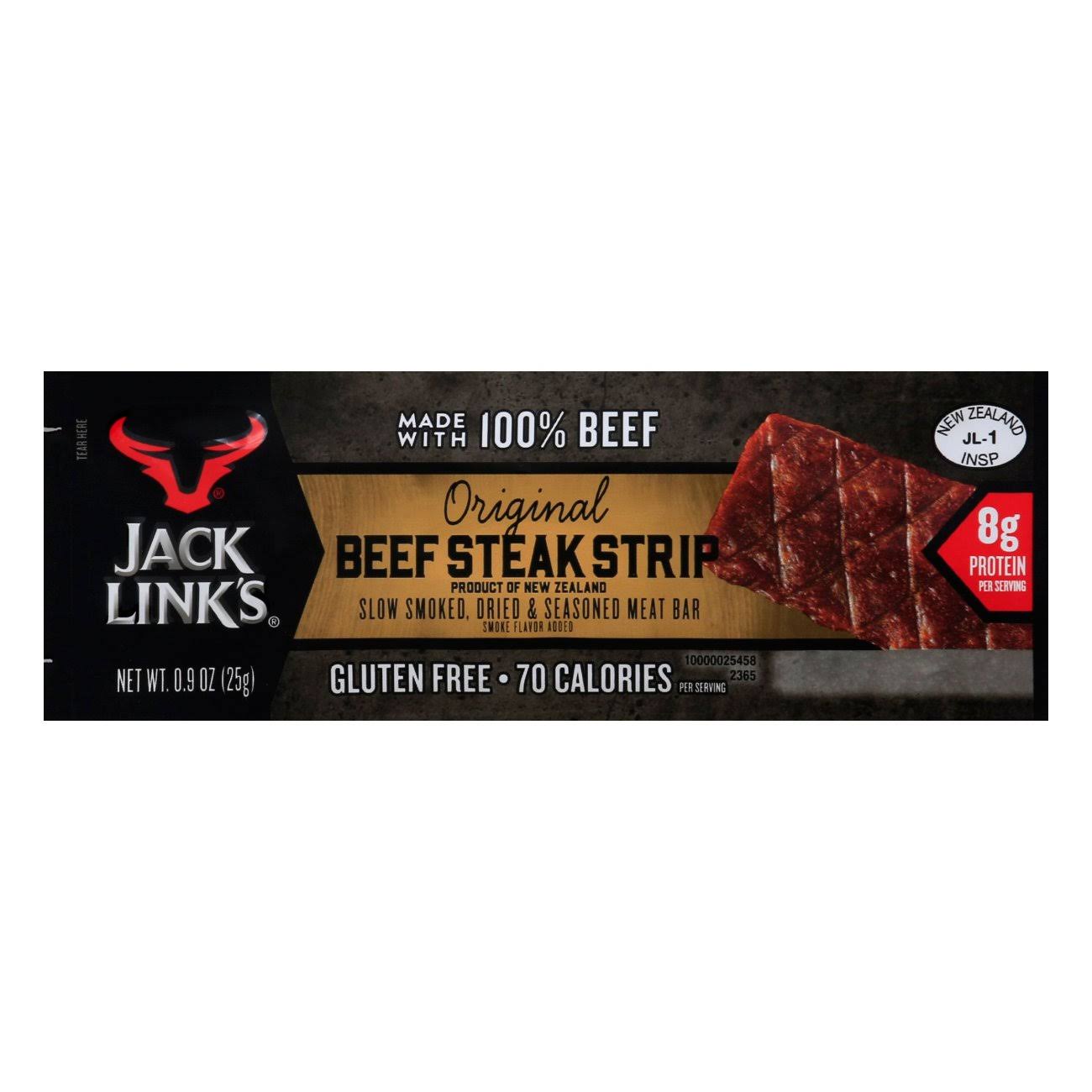 Jack Links Beef Strips, Original, 1 Count Great Protein Bar, Meat Bar