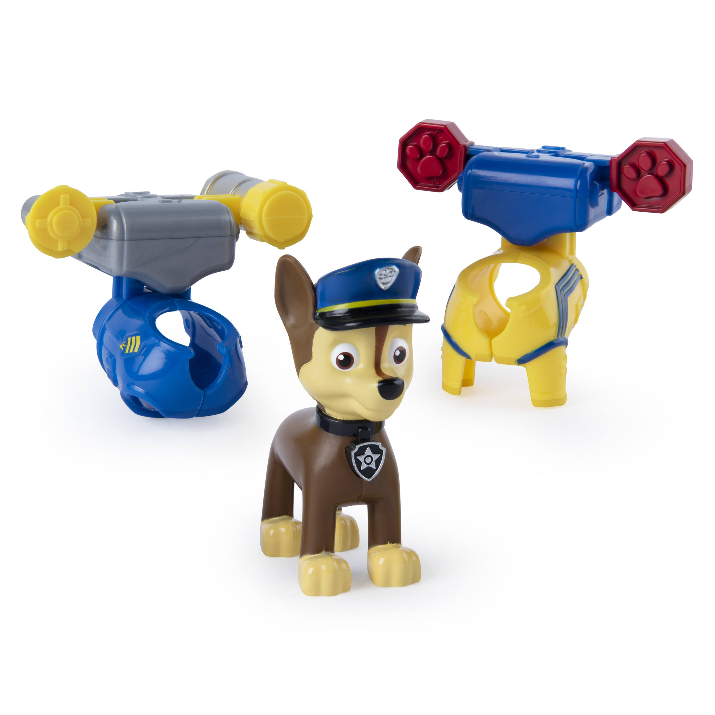 Paw Patrol Figures with Action Pack and Badge