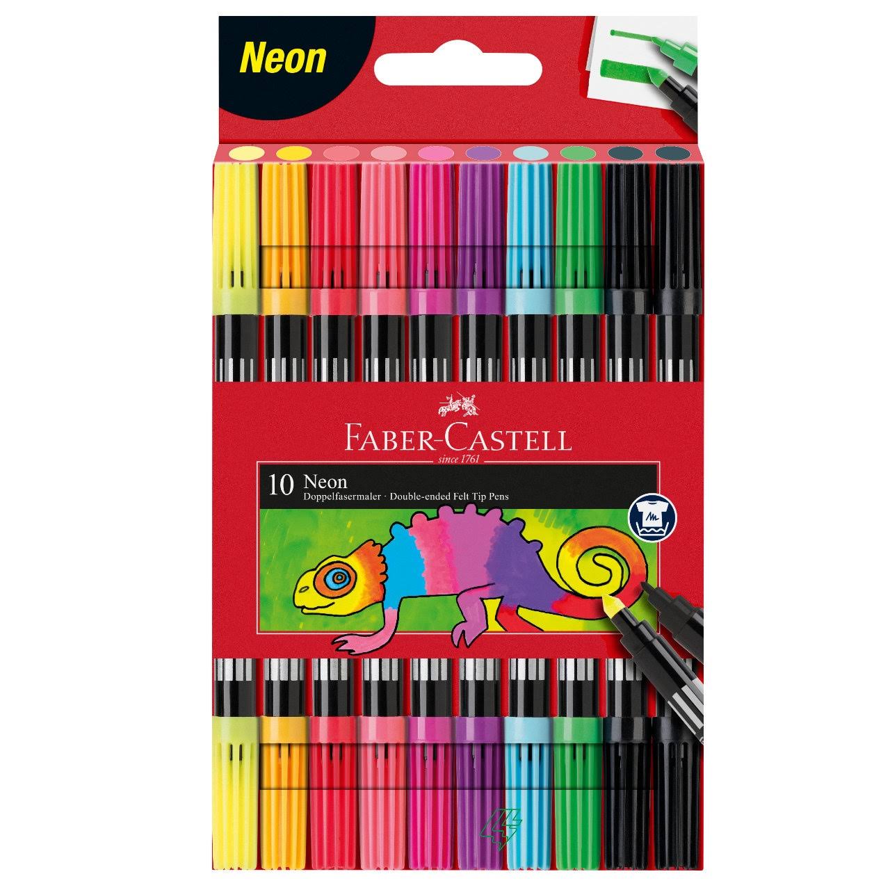 Faber Castell Pens Connector 10 Colours Neon
