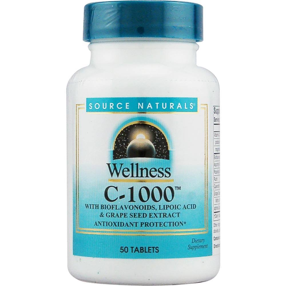 Source Naturals Wellness C1000 - 50 Tablets