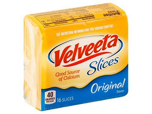 Velveeta Original Flavor Slices Cheese - 16ct, 12oz