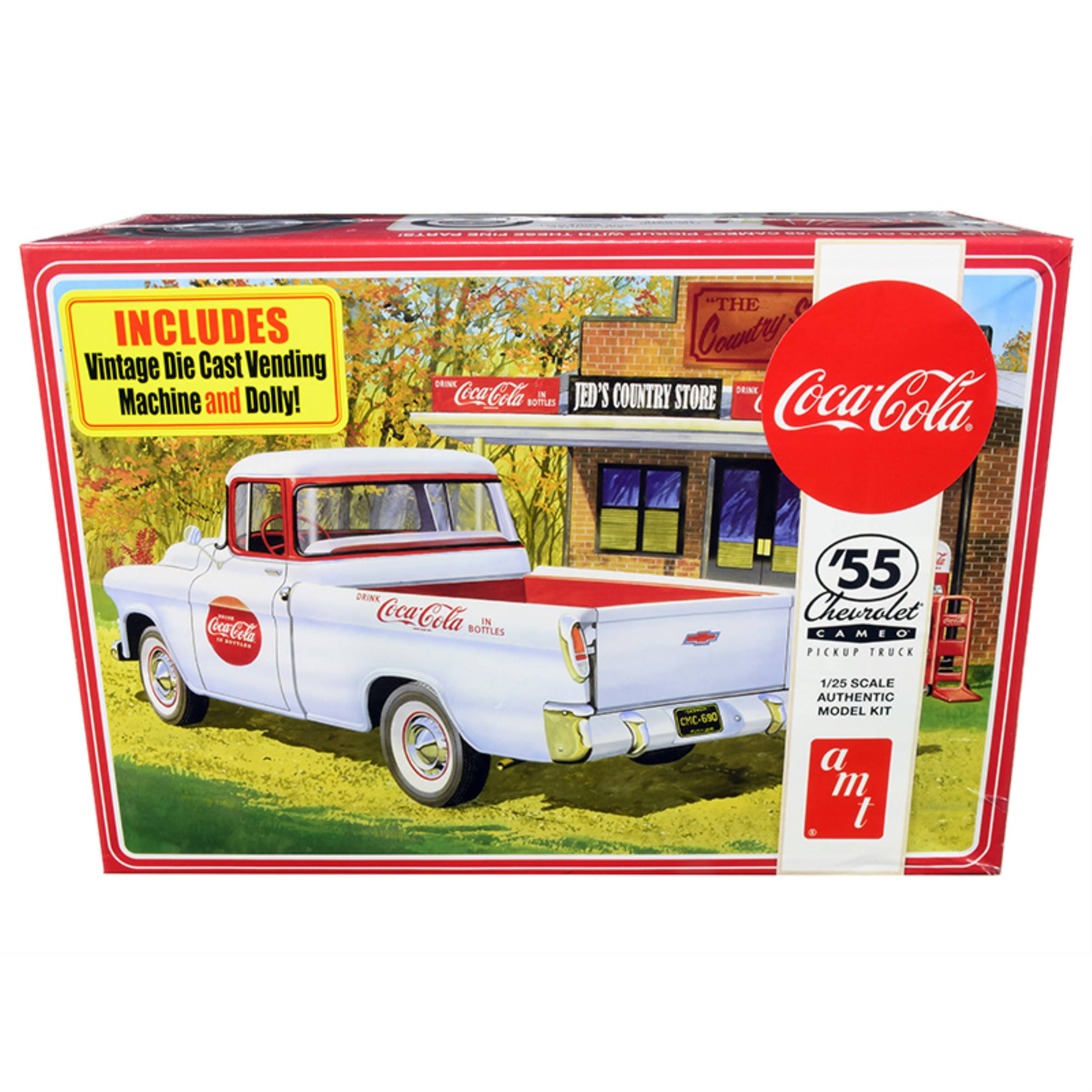 AMT 1/25 1955 Chevy Cameo Pickup Coca-Cola Model Kit