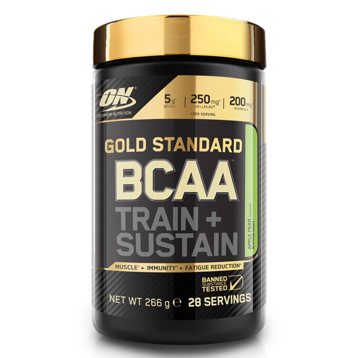 Optimum Nutrition Gold Standard Bcaa Train + Sustain 266 gr Apple &