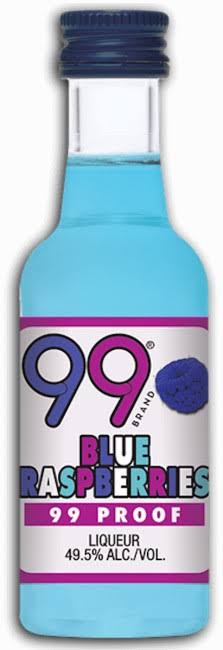 99 Blue Raspberry Liqueur - 50 ml