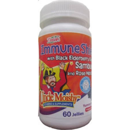 Uncle Moishy Immune Shield With Sambucus - 60 Berry Jellies