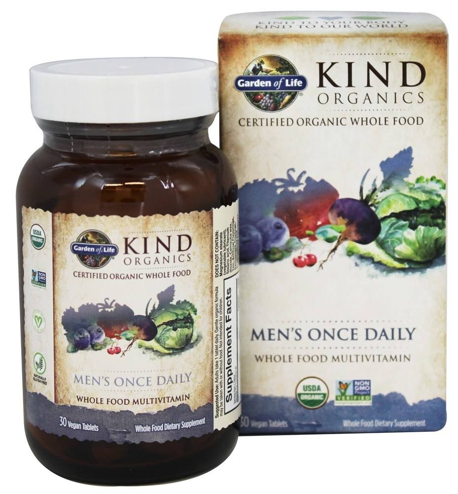 Garden of Life - Mykind Organics Men's Once Daily 30 tablets