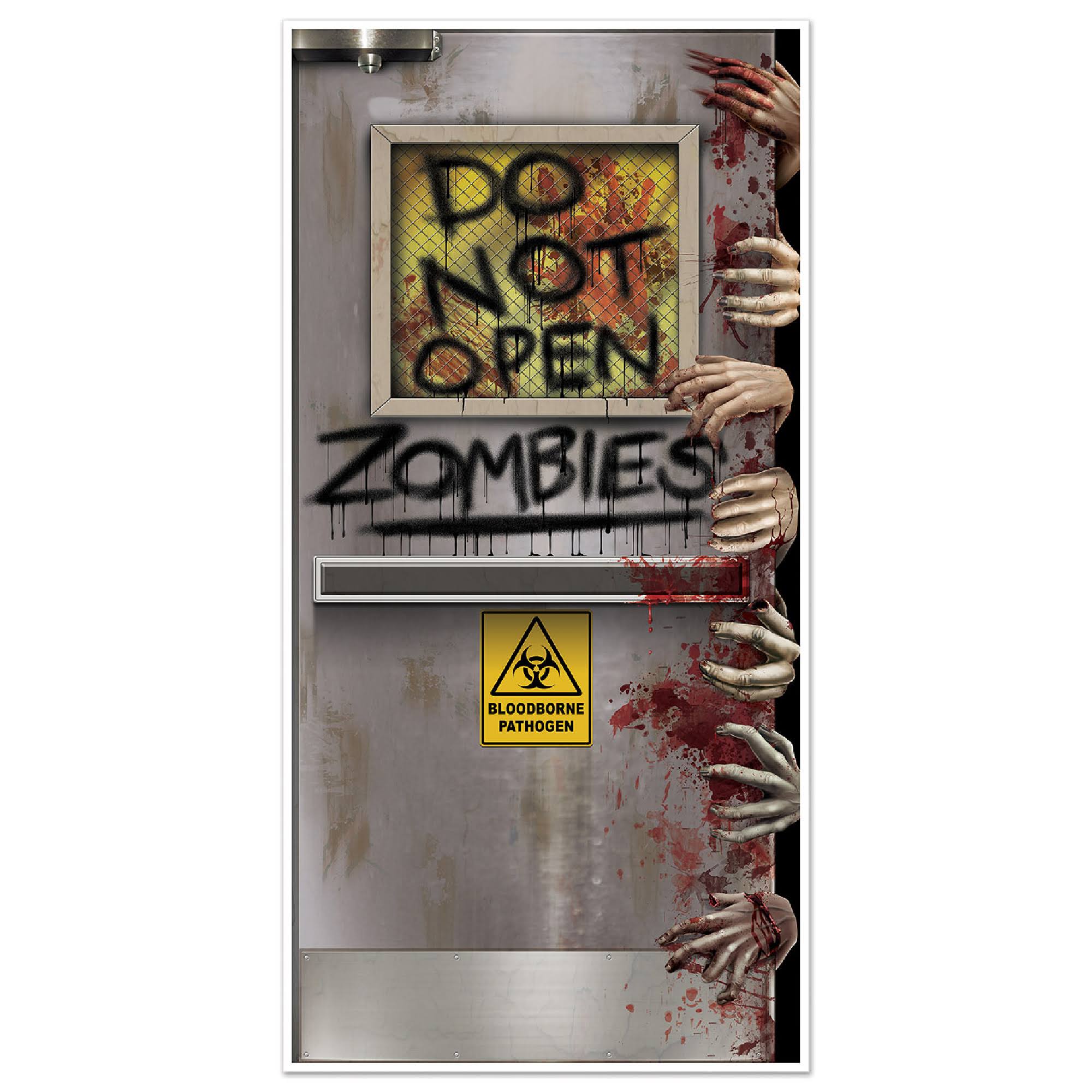 Beistle 00037 Zombies Lab Door Cover - 30 x 5 in