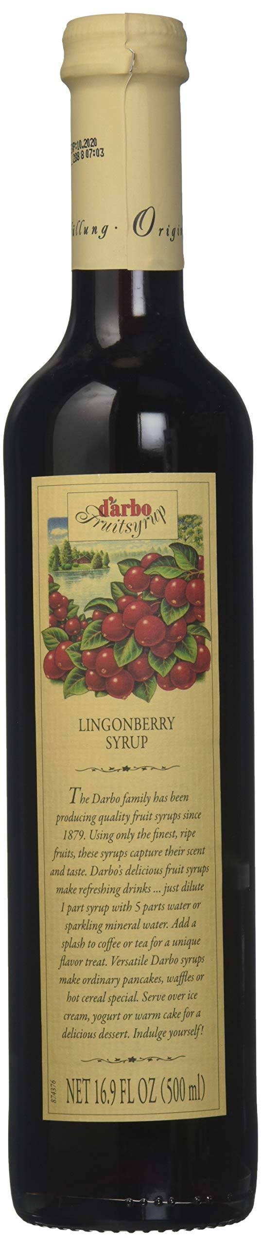 D'Arbo Fruit Syrup - Lingonberry, 16.9oz